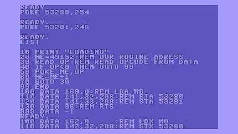 Commodore 64 - ML in BASIC (2/4)