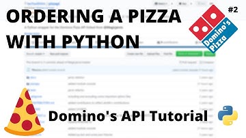 Ordering a Pizza with Python - Tutorial 2 - Looking at the Menu