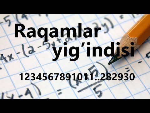 Video: Raqam so'zi matematikada nimani anglatadi?