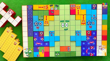 Looking for Numberblocks NEW 10 280 Puzzle Tetris Shape | ASMR chirping of birds