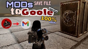 MODs Save file To GOOGLE account 100%working