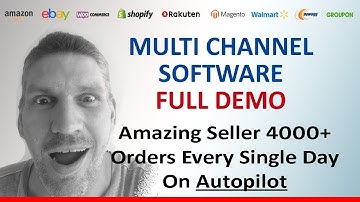 Multi Channel eCommerce Software (Demo) eBay, Amazon, Shopify, Walmart, Website, etc