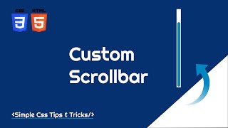 How to make Custom Scroll bar | Html | Css | Tutorial | Abdul Rafay