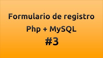 Formulario de registro con php y MySQL - Parte 3/3 | TutorialesNET