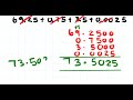 adding decimal numbers grade 7