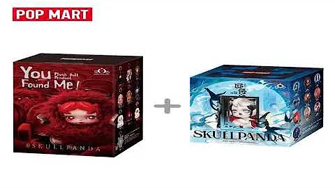 A must-have product! ?COMBO?POP MART 1PC SKULLPANDA You Found Me! Series Plush Doll Pendant Blind