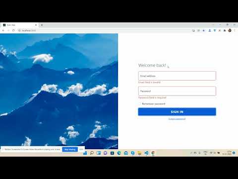 ReactJs Login Form Template with Validation