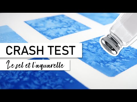 Vidéo: Comment Peindre Avec Du Sel Et De L'aquarelle