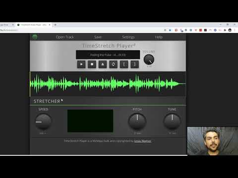 Slowing Down MP3 Tunes With Time Stretch Player