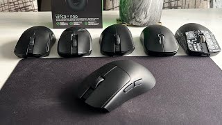 Razer Viper V3 Pro + comparisons to other popular mice