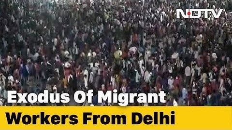 Thousands At Delhi Bus Station Amid COVID-19 Risk, Wait For Ride Home