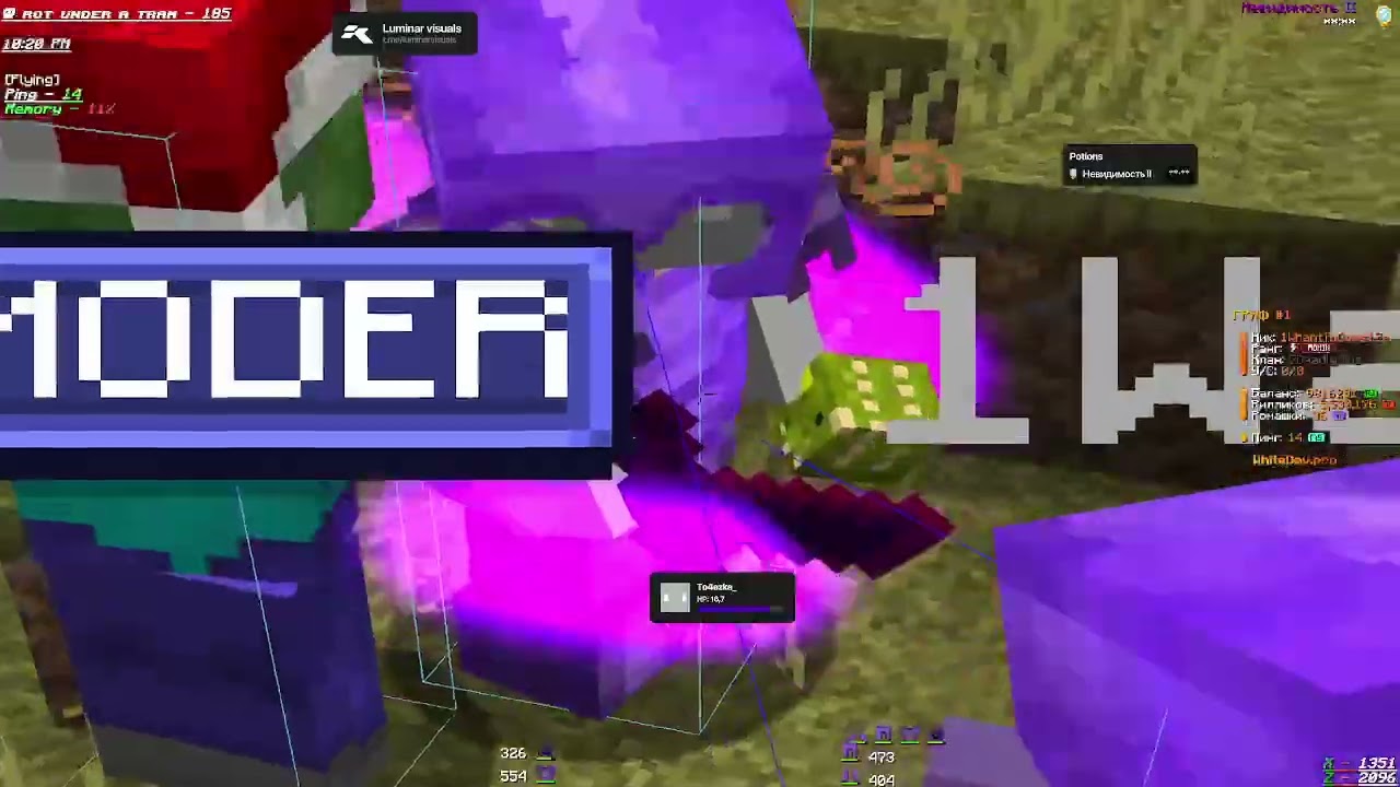 Открыл сервер ClownWorld и забанил беспредельника модератора