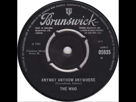 (3a) The Who - Anyway Anyhow Anywhere