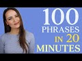 100 Russian Phrases in 20 Minutes | Fast & Easy Russian