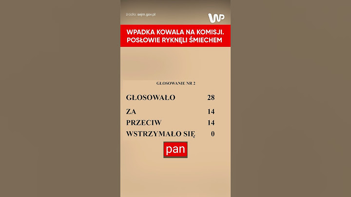 Wpadka Kowala na komisji. Posłowie ryknęli śmiechem