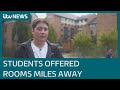 York students offered accommodation 36 miles away in Hull | ITV News