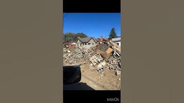 Delivering blankets to Helene victims in North Carolina this is a glimpse of what we saw#shorts#new