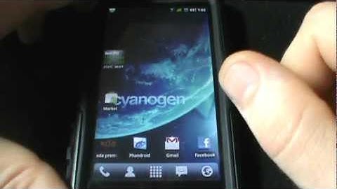 CM7 CyanogenMod Series [From A to Z] Part 1/Camera, PowerWidget and Music Player