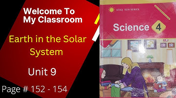 Grade 4 science I Afaq sun series class 4 science unit 9 Earth in the solar system  lecture 4