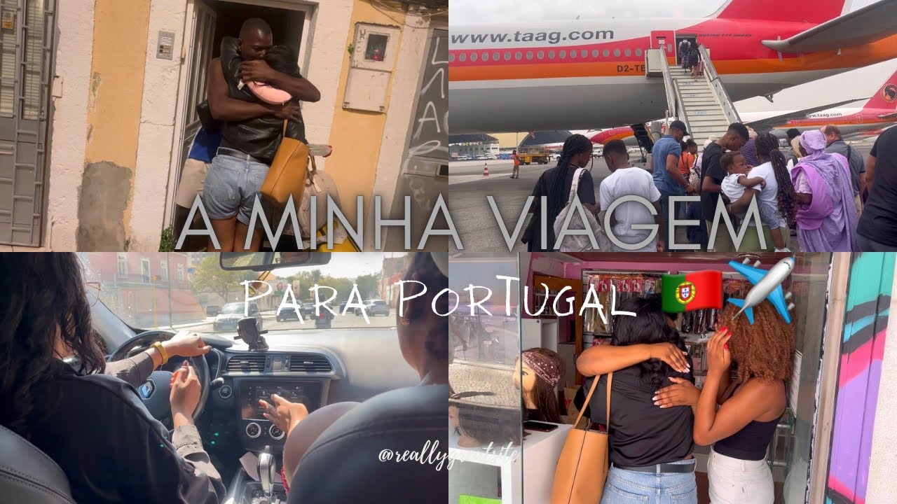 A MINHA VIAGEM PARA PORTUGAL 🇵🇹✈️ ✨| Não gostei de viajar com a TAAG 😤