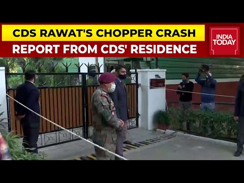 Chopper Crash In Coonoor : Ground Report From CDS General Bipin Rawat's Residence | India Today