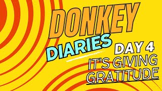 Donkey Diary 4: follow along with me on a hectic double show day as I get caught up with gratitude