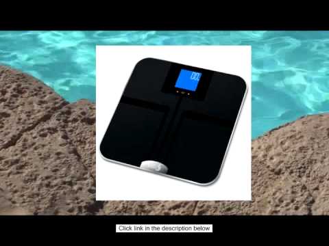 EatSmart Precision GetFit Digital Body Fat Scale w 400 lb. Capacity & Auto Recognition Technology