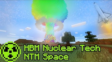Exploding Minecraft with the HBM Nuclear Tech Mod!