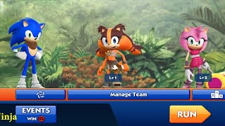 Sonic Dash 2 Sonic Boom - All 6 Characters Unlocked & Fully Upgraded Hack unlimited Rings Sonic Amy screenshot 2