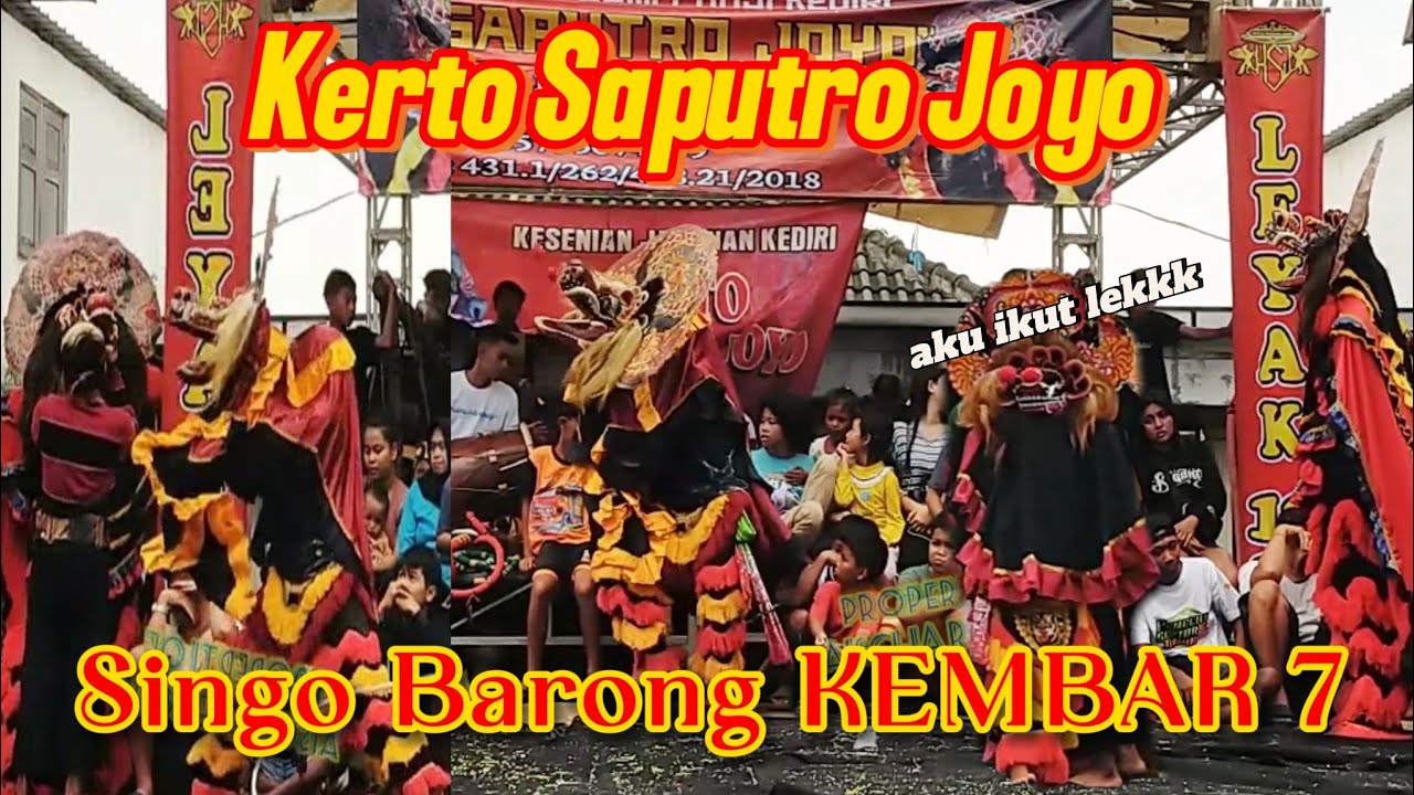 Legend'nya jaranan sekoto city .!!! Rampok Singo Barong Jaranan Kerto  Saputro Joyo