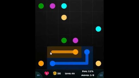 flow game facebook - beginners pack level 46 Connect the dots