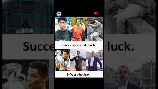 Success is not luck. || it's a choice || #motivation #success #quotes