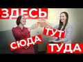 ЗДЕСЬ, ТУТ, ТАМ, ТУДА, СЮДА. Как говорить о месте и направлении // РКИ базовый уровень (А2)