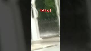 its raining