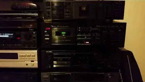 Nakamichi ZX-7 cassette calibration process.