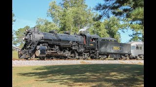 L&N 1593 on the Chickamauga Turn with TAG 80 - September 21, 2019