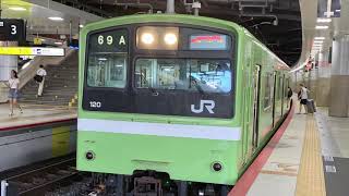 JR西日本201系近ナラND619編成(森ノ宮、奈良編成) 。