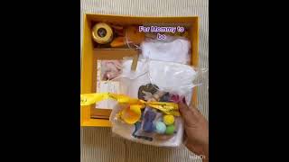 Perfect baby shower gift box for moms-to-be! Thoughtful, adorable, and ready to impress