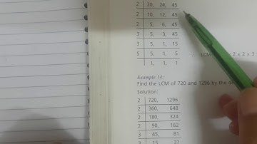 Chapter 4 | LCM by division method | Introduction | HCF and LCM | Class 6