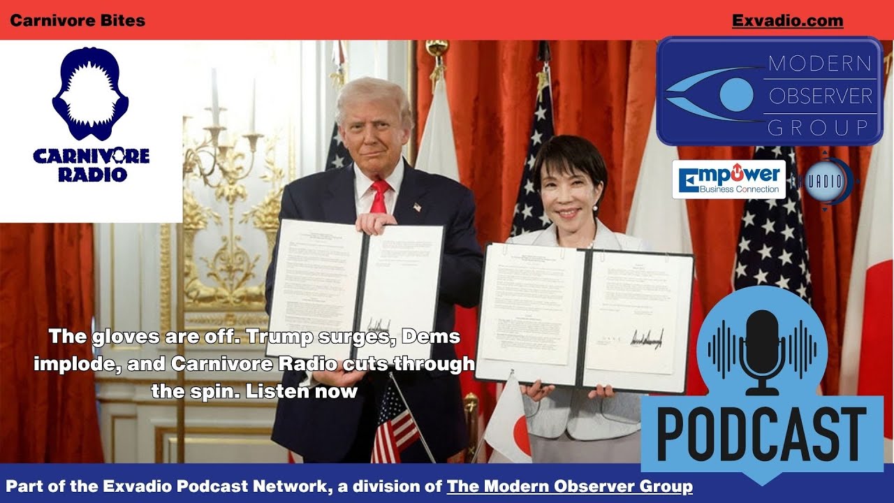 Carnivore Radio News   10 29 25 Trump Vs Dems and more   Ep 352