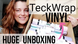 HUGE TeckWrap Vinyl Unboxing