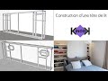 Kinook  fabrication dune tte de lit
