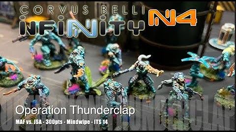 Infinity N4 Battle Report - ITS 14 MAF  vs. JSA