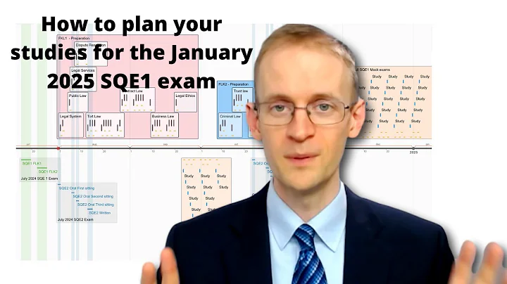 How to plan your studies for the January 2025 SQE1 exam