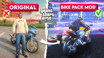 GTA San Andreas New Bikes Pack Mod 2024 | How To Install Bike Mod In GTA San Andreas 😍 (Easy Method)