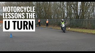 Motorcycle U Turn. Module 1 motorcycle test. All you need to know