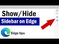 How To Remove Sidebar From Microsoft Edge | How to Hide Edge Sidebar | How to Diable Sidebar in Edge