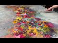 Painting Process of Six Piece Painting: MoniLopezART