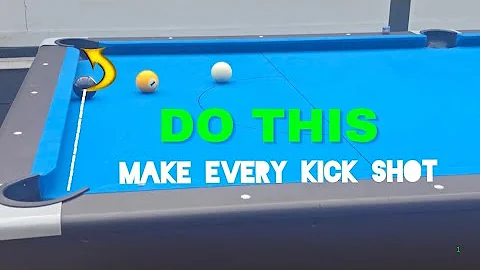 The Easiest Way to Learn One-Rail Kick Shots #8ballpool #poolshots #billiard
