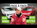 Kia niro ev vs byd atto3  duel exclusif des meilleurs suv lectriques compacts